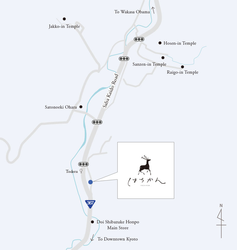 Hachikan Access Map